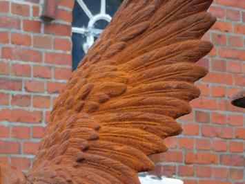 Adler XL auf Sockel – 175 cm – Gusseisen