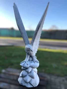 Fliegender Adler - Tierstatue aus Stein - 180 cm - klassisch