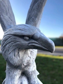 Fliegender Adler - Tierstatue aus Stein - 180 cm - klassisch