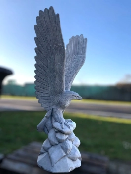 Aigle volant - statue animal en pierre - 180 cm - classique