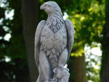 Aigle - base ronde - pierre - 83 cm - détaillé