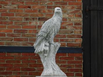 Eagle auf Sockel - 165 cm - fester Stein, wahre -Leben
