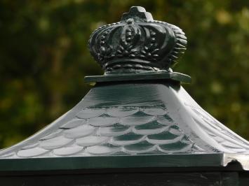 Brievenbus vervaardigd uit gegoten aluminium groen