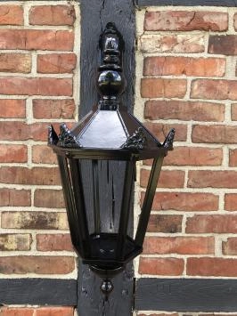 Wandlamp buiten, zwart, buitenlamp klassiek