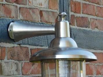 Scheepslamp - wandlamp nikkel