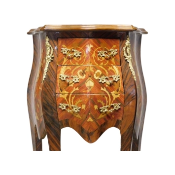 Cabinet ancien – style français – bois marqueté – 75 cm