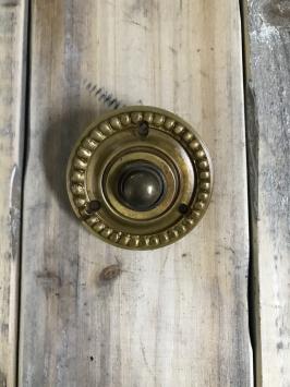 Antieke deurbel, messing bel, huisdecoratie, historisch model