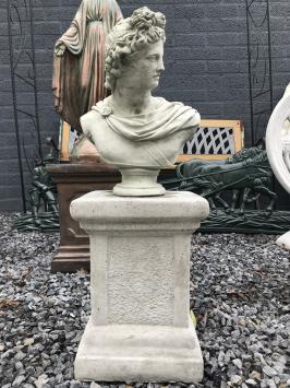 Buste van Apollo, mannelijke buste, sculptuur / figuur van Apollo