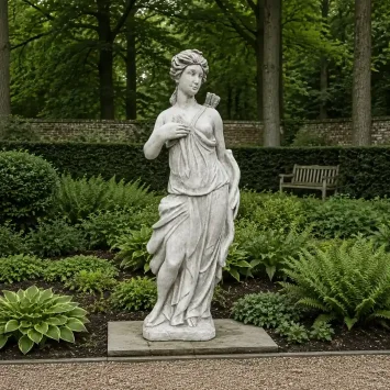 Artemis tuinbeeld – Steen – 143 cm – Griekse godin
