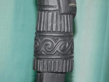 Statue Asmat sculptée à la main - 4/4 - Tibal Art Wood