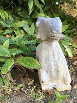 Bélier indonésien - statue animal en pierre - 31 cm - sculptée à la main