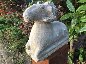 Bélier indonésien - statue animal en pierre - 31 cm - sculptée à la main