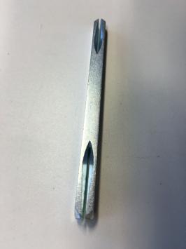 Dornenstift - 10cm - zur Befestigung des Türgriffs - Metall