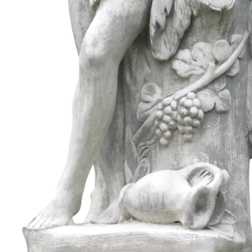 Grande statue de jardin - un dieu grec - classique en pierre