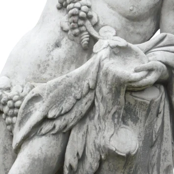 Große Gartenstatue eines griechischen Gottes – Figur Stein