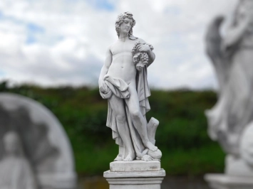 Bacchus - statue en pierre - 144 cm - blanc classique - romain