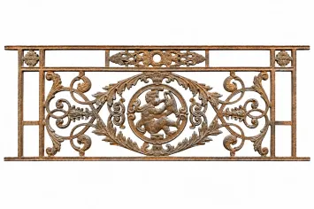 Balkon- of scheepsreling “VOC” – 128 cm – gietijzer