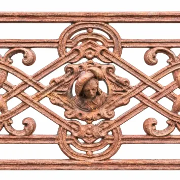 Garde-corps de balcon – garde-corps de fenêtre – 122 cm – classique – fonte