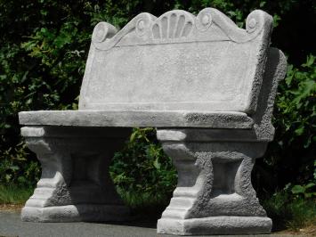 Banc de jardin en pierre - 120 cm - Décoration de jardin classique