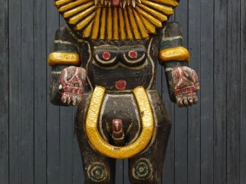 Tigre balinais - fait main en bois - 290 cm - en couleur