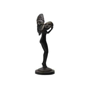 Beeld naakte engel - 38 cm - gietijzer - vintage stijl
