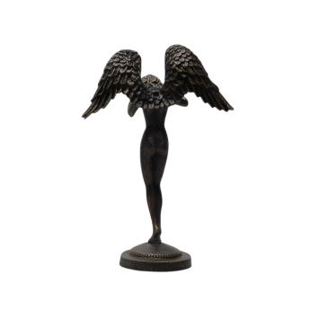  Statue ange nu - 38 cm - fonte - style vintage
