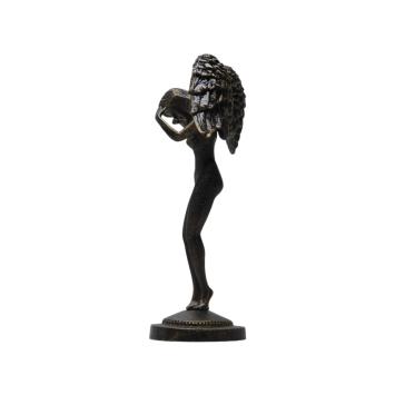  Statue ange nu - 38 cm - fonte - style vintage
