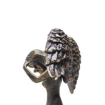  Statue ange nu - 38 cm - fonte - style vintage