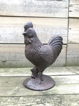 Statue eines Huhns, aus Gusseisen