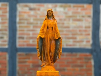 Maria op sokkel - gietijzeren tuinbeeld - 180 cm - exclusief standbeeld