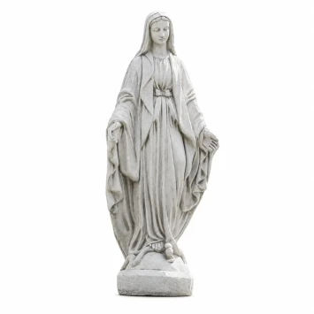 Maria beeld van steen - groot standbeeld van Madonna