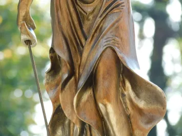 Justitia Figur XL – goldfarben – Polyresin – 83 cm