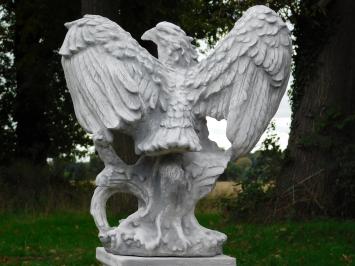 Aigle – 57 x 54 cm – statue en pierre – décoration détaillée