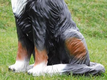 Berner sennenhond - polystone beeld - 80 cm - in kleur