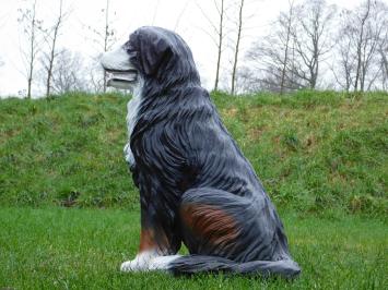 Berner sennenhond - polystone beeld - 80 cm - in kleur