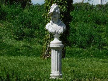 Buste dame, vrouwelijke buste steen, adelijk figuur