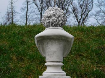 Beethoven buste - stenen beeld - 53 cm - klassieke decoratie