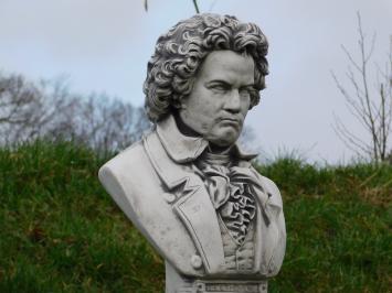 Beethoven buste - stenen beeld - 53 cm - klassieke decoratie