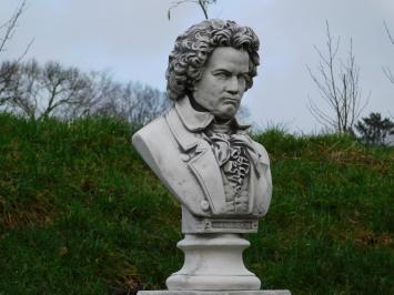 Beethoven buste - stenen beeld - 53 cm - klassieke decoratie