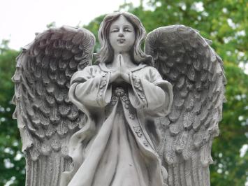 Skulptur „Betender Engel“ – 43 cm – Polystone