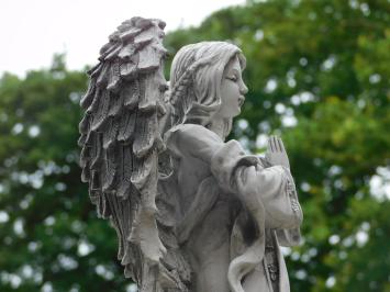 Skulptur „Betender Engel“ – 43 cm – Polystone