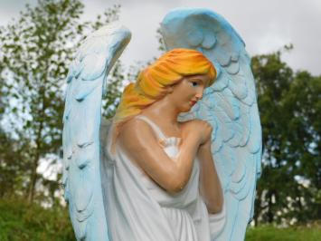 Engelsstatue in Farbe - 80 cm - Polystone