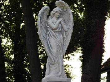 Gartenfigur „Engel mit Flügeln“ – 80 cm – Stein