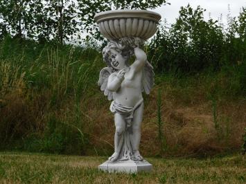Ange avec vase – polystone – statue décorative – 86 cm