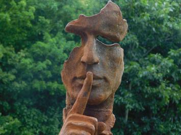 Statue The Whisperer XL – 58 cm – fonte – rustique