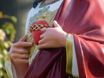 Statue du Sacré-Cœur de Jésus – 95 cm de haut – Polystone (plastique)