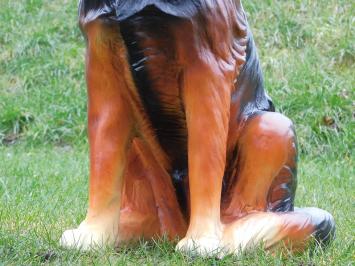 Schäferhund - Polystone Statue - Hund - 85 cm - in Farbe