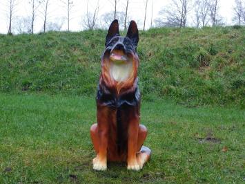 Schäferhund - Polystone Statue - Hund - 85 cm - in Farbe