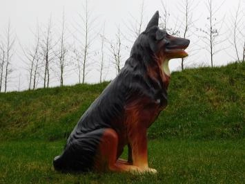 Schäferhund - Polystone Statue - Hund - 85 cm - in Farbe