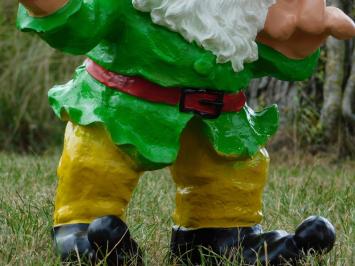 Einmalig: Figur „Gnome Grün“ – 57 cm – Polystone